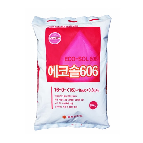 팜한농 에코솔606(10kg) - 관주/양액재배용 질산가리비료