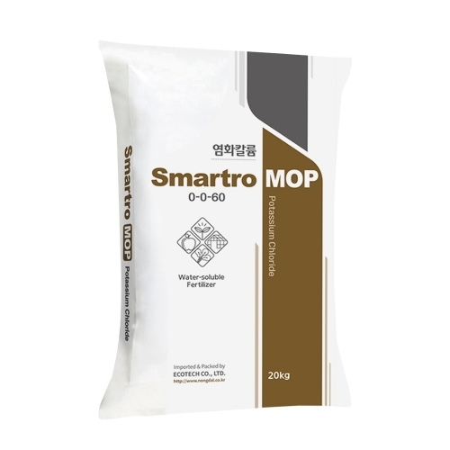 Smartro MOP 염화가리 20kg - 고농도 수용성 염화칼륨비료 0-0-60